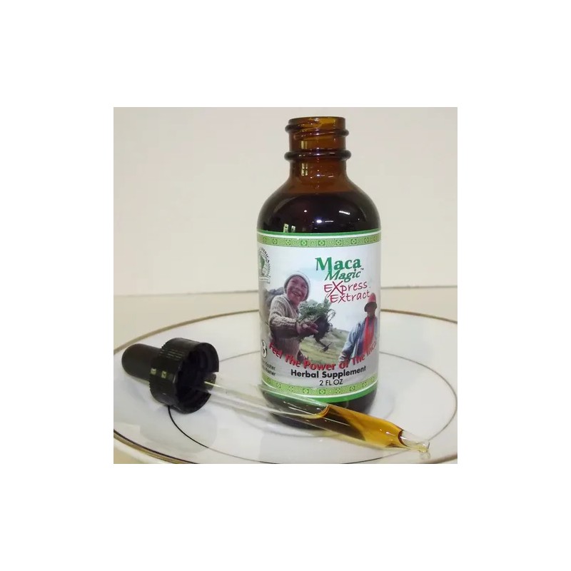 Extracto Líquido Energético Orgánico Maca Magic Express 2 Oz