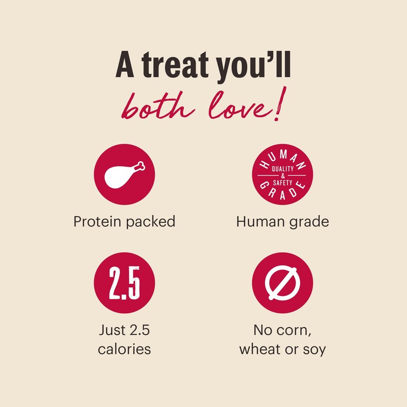 The Honest Kitchen Smittens® Bites: Heart-Shaped White Fish Cat Treats,