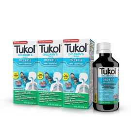 TUKOL - Children's Cold & Fever Relief LIQ Berry 4 OZ Pack of 3