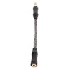 2.5mm to 3.5mm Sound Cable Female to Male Single Crystal