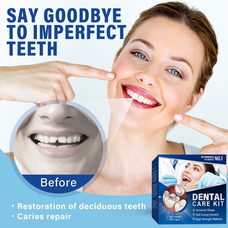Tooth Filling Repair Kits, Temporary Tooth Repair Kit, for Broken