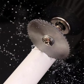 Mini Cutting Discs, ZFYQ 8 Piece Discs Circular Saw Blades Set HSS Cutting Wheel for Cutting Wood Plastic and Soft Metal