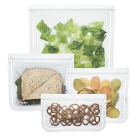 BlueAvocado 4 Piece (re) zip Seal Essential Set Bag, Clear