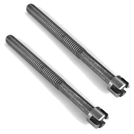 cyclingcolors 2 x Bed Screws 7 mm x 60 mm Thread 150 mm Furniture Connector Bed Connector Wood Metal Furniture Wood Connector Plate Connectors Furniture Screws