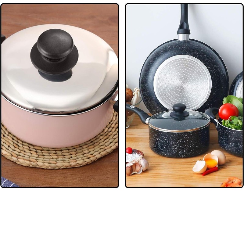 2 Pcs Pot Lid Knob, Universal Replacement Pan Lid Cover