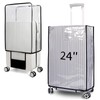 Transparent Luggage Protector Sleeve for 24 Inch Suitcase – Waterproof,