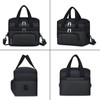 Insulated Lunch Bag, Portable Cooler Bag, Leakproof, Black