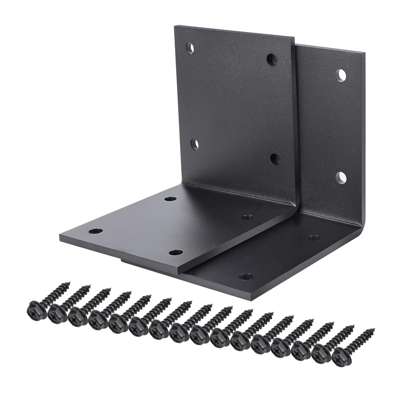 2 Pcs 6" X 6" Post Bracket - 90 Degree