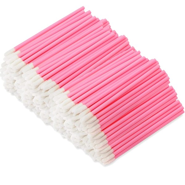600 pcs Disposable Lip Brushes Kit Brush Wands Brushes Cotton