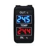 Dual Temperature Display Inside and Outside The Car Dual Temperature