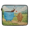 Mr. & Mrs. Panda Notebook Tasche Kaffee Bohne Design 33