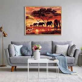 Xinranff Painting By Numbers Adults, DIY Hand Painted Oil Kits on Canvas Gift for Girls Mam Daughter Kids Christmas Birthday Home Decoration, 40 x 50cm.