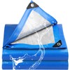 Blue Sheet, Medium Thick, Waterproof, Vinyl Sheet, 6.6 x 9.8