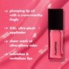 e.l.f. Glow Reviver Plumping Lip Oil Papayarazzi - warm pink