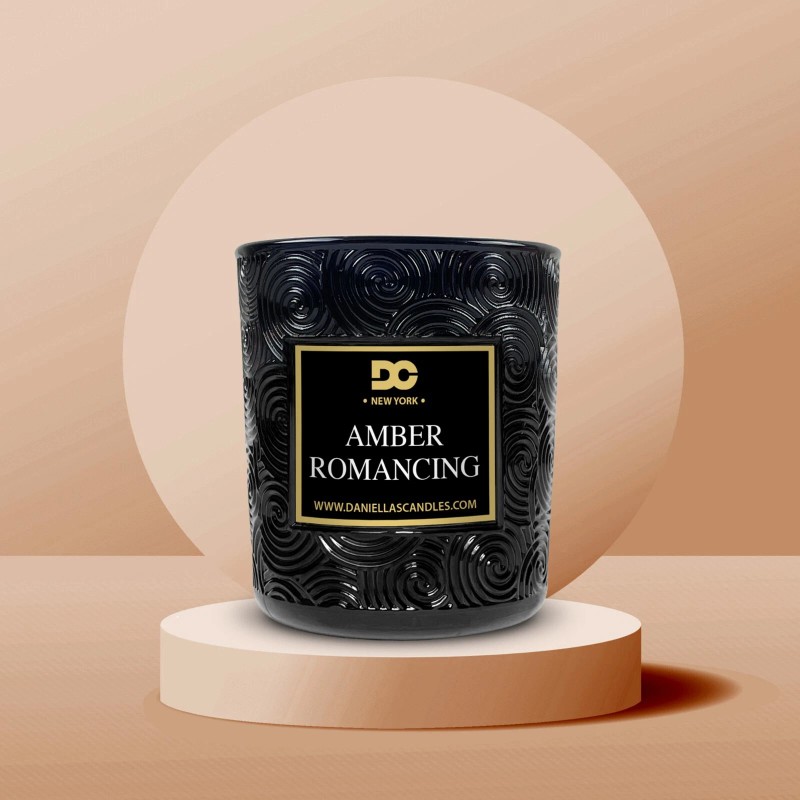 Daniella's Candles Amber Romancing Classy Luxury Candle 7oz - NEW