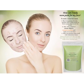 2 lb / 32 oz Neem Leaf Powder No Preservatives 100% All Pure & Natural Vegan, Non-GMO & Gluten Free, Great for Improving Immunity, Skin, Hair & Digestive Functions Azadirachta Indica