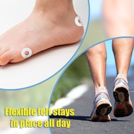 12 Hojas de Cojines de Espuma Suave para Callos para Hombres y Mujeres, Cojines de Maíz Redondos Autoadhesivos para Aliviar el Dolor, Almohadilla para Callos de Maíz para Pies que Reduce el Dolor de