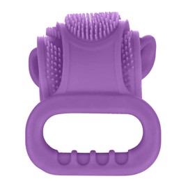 SILVANO Mediano Shower Scrub Tape Dark Purple