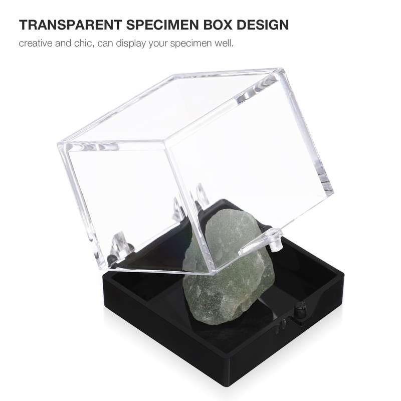 MAGICLULU 12pcs Specimen Box Specimen Display Box Mineral Specimen Container