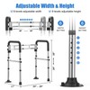 UGarden Upgraded Toilet Safety Rails 380LBS, Stainless Steel Toilet Rail