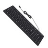 Keyboard 108 Key Spanish USB Wired Portable Foldable Quiet Waterproof