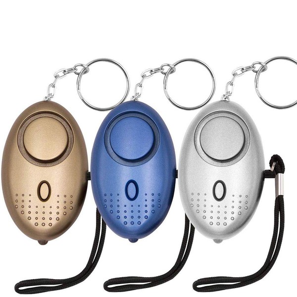 KOSIN Safe Sound Personal Alarm, 3 Pack 145DB Personal Security