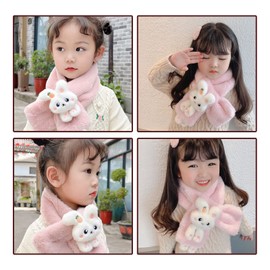 Doyime Scarf, Children's Neck Warmer, Kids' Scarf, Snood, For Kids, Fluffy, Cold Protection, Cute, Autumn, Winter, Kindergarten, School Commute, Gift, Birthday Gift, Outdoor, Skiing, Cold Protection,