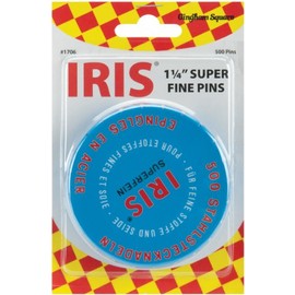Euro-Notions Iris Swiss Pins, 500-Pack