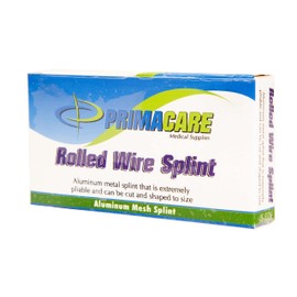 PrimaCare IS-5526 First Aid Emergency Rolled Mesh Wire Splint for Fractured Wrist Brace, Broken Toe, Braces, 26" x 4"