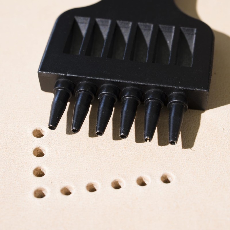 CRAFTPOINT Leather Hole Punch Set, 4mm, 3 Pieces Stainless Steel