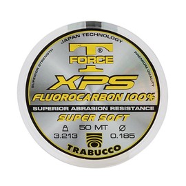 Trabucco Fishing Schunr Fluorocarbon XPS T-Force 0.145 mm 50 m Fluorocarbon Sea Spinning Surfcasting Trout Bolo Lake