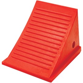 Checkers One Large Wheel Chock for 32-46" Tires, Heavy Duty Wheel Chocks for Semi Trucks, Utility, Tractor Trailer, 70k lb Load Capacity, Made in The USA, Polyurethane, UC1500-6