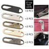 15-Piece Set of Heavy Duty Zipper Grippers, Universal Replacement Pull