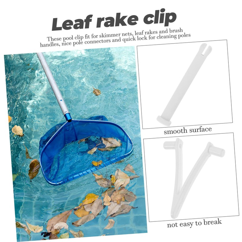 GANAZONO 15sets Pool v Clips Locking for Vacuum and Skimmer