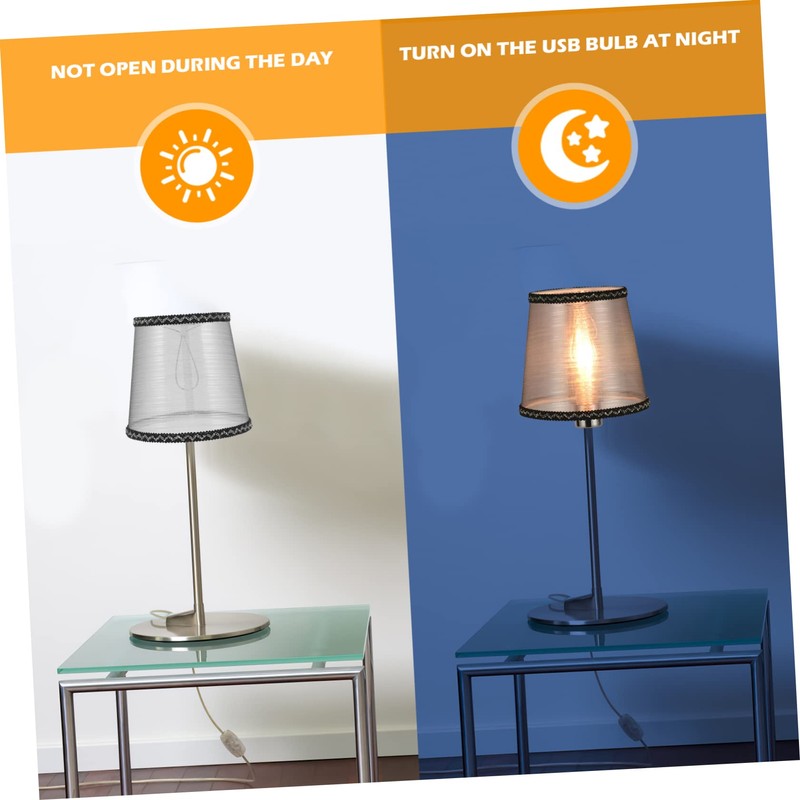 Levemolo Shade Lamp Cover Small Lamp Shades for Clip-on Bulbs