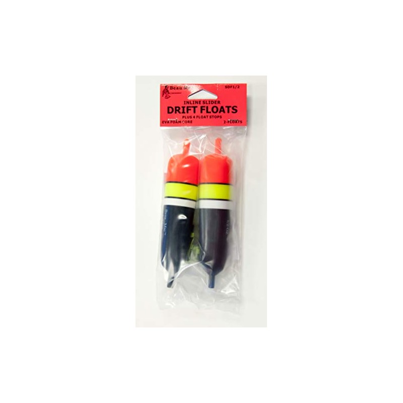 Beau Mac SDF1/2 Drift Floats EVA 1/2oz 2pk