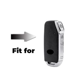 Happyit Zinc Alloy Car Key Cover Cases for Kia Sportage 2023 Kia Ray Sorento Soul Telluride Cerato 2020 K5 K8 2018-2022 3/4 Buttons Key Fob Case (3 Buttons)