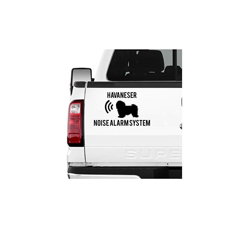 siviwonder Havaneser Noise Alarmsystem Car Sticker Dog Foil Havanese Cuba