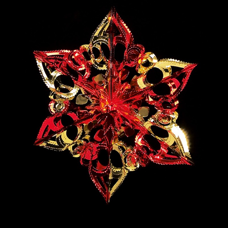 SET of 3 Christmas Foil Ceiling Decoration Hanging 40cm -
