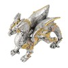 Mechanical Steampunk Dragon Sculpture Decorative Resin Dragon Statue for Bedrooms