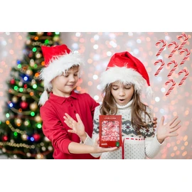 Fruidles Christmas Mini Candy Canes (100 Pack) Peppermint Flavor, Individually Wrapped, 2" Inch, Net WT 4.42oz (125g) (100-Pack)