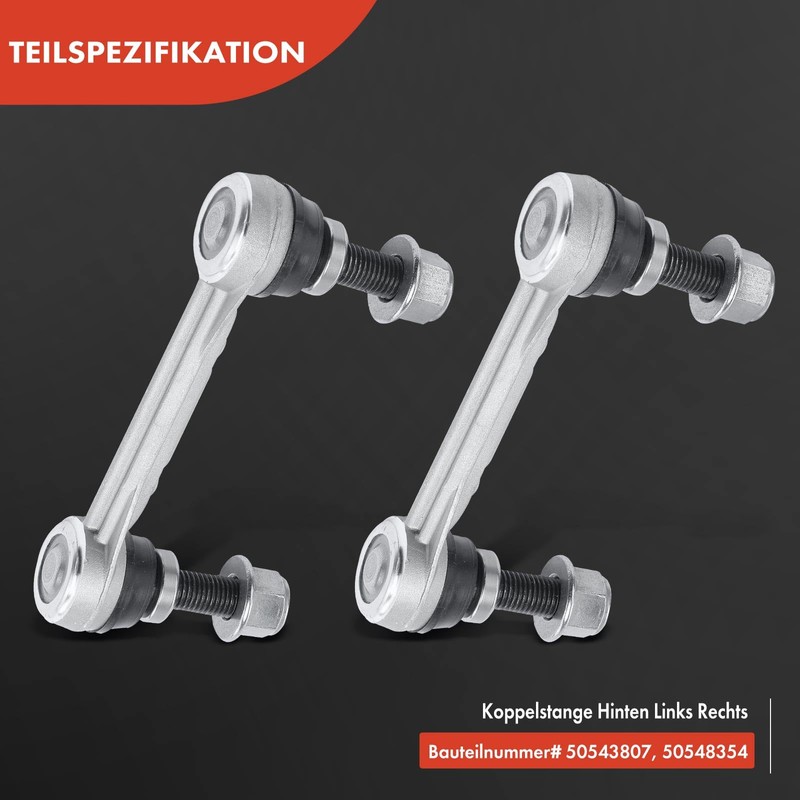 Frankberg 2 x Coupling Rod Rear Axle Left Right Compatible