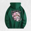 SuperStar Graphic Hoodie 100% Cotton US Warehouse 6 ColorsColor: Army