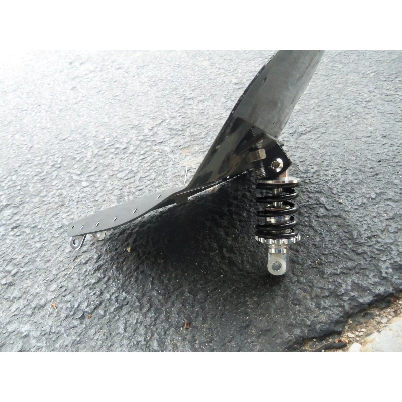 Mid USA CHOPPER HARDTAIL BOBBER SOLO SEAT MINI SHOCK 4"