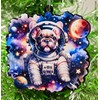 French Bulldog Astronaut Ornament Frenchie Space