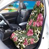 ZIATUBLES Car Seat Cover for Kids Running Retro Flower Leopard
