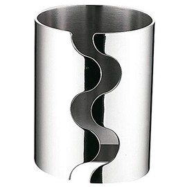 Sanpo Sangyo Tabletop Supplies Silver Napkin Stand Wave B 03335015