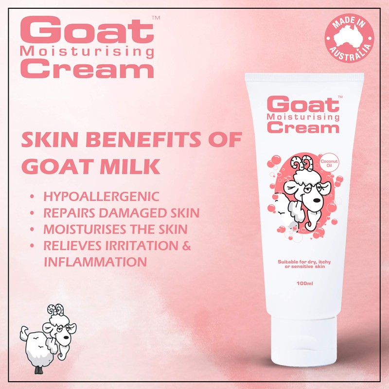 Goat Moisturising Cream Moisturising Hand and Body Cream - Enriched