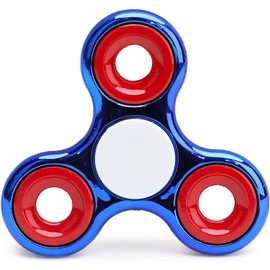Christmas Concepts® - Exclusive Fidget Hand Spinner - Stress Reducer, Stress Relief, Autism - BLUE