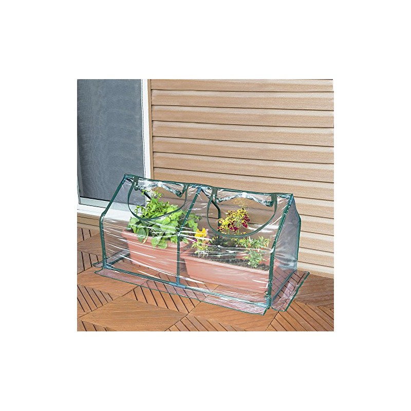 Greenlife KBOS-016 Vinyl Greenhouse Replacement Cover, Green